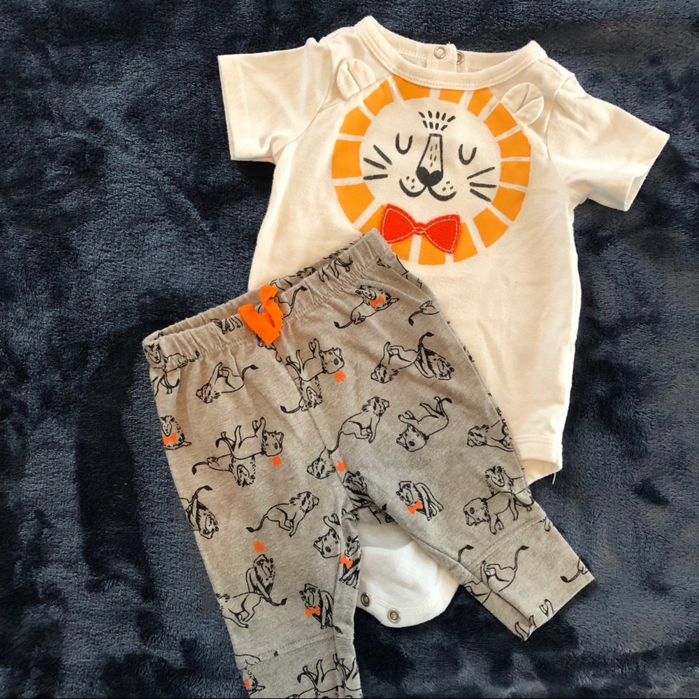Lion theme outfit set